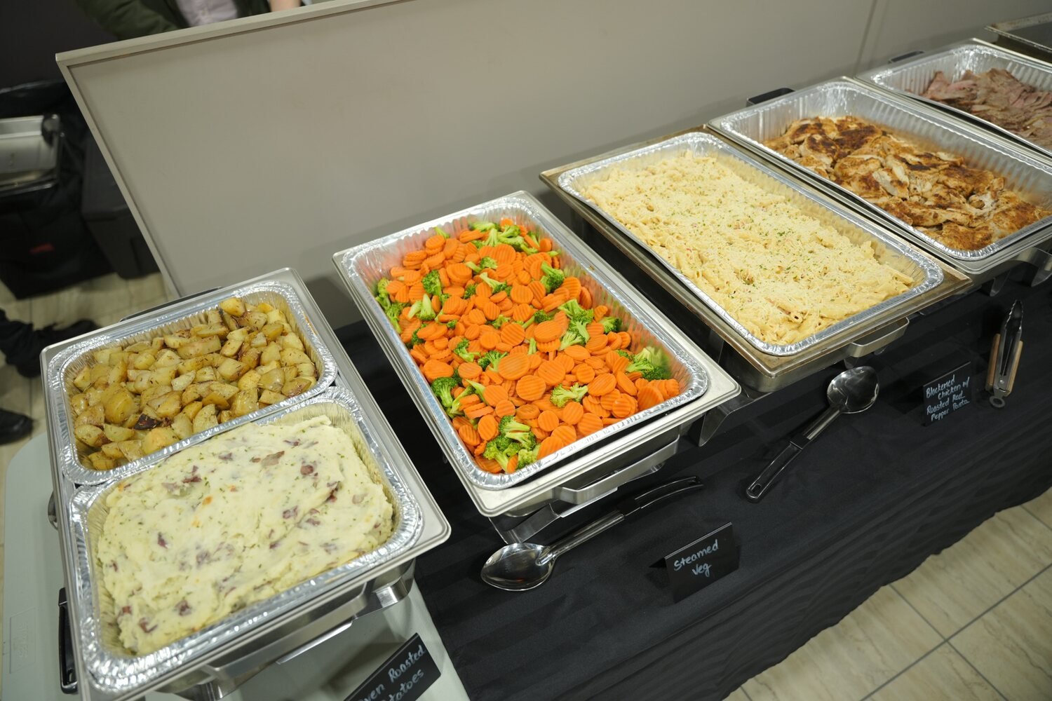 Food prepared by The Flats for a gathering